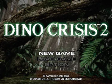Dino Crisis 2 (US) screen shot title